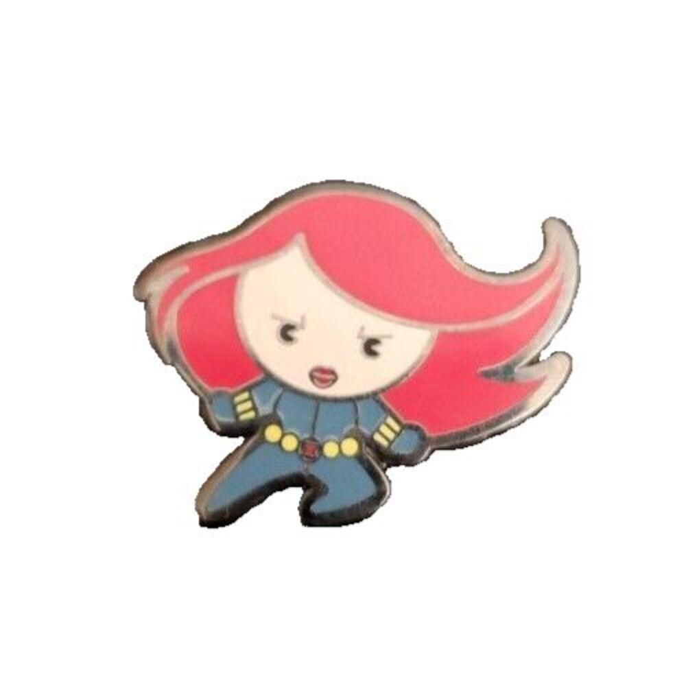 Disney Trading Pin Black Widow Kawaii Art Marvel Avengers